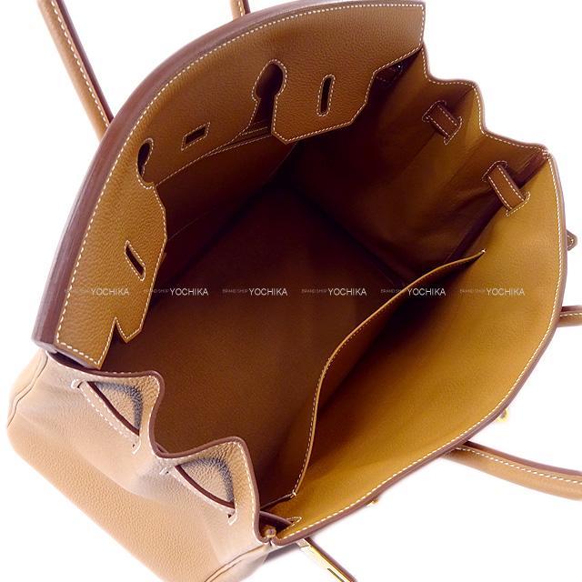 HERMES エルメス ハンドバッグ バーキン35 ゴールド トゴ ゴールド金具