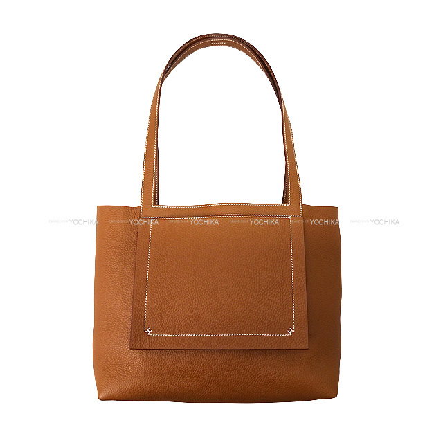 HERMES エルメス トートバッグ カバ セリエ 31 ゴールド トリヨン