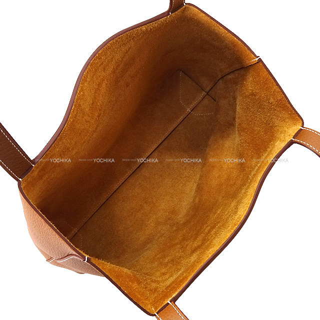 HERMES エルメス トートバッグ カバ セリエ 31 ゴールド トリヨン