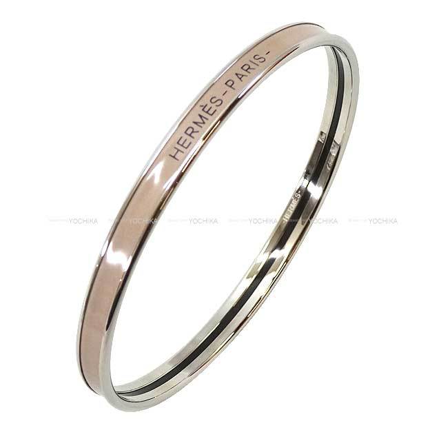HERMES エルメス ブレスレット バングル エナメル ユニ マロングラッセ