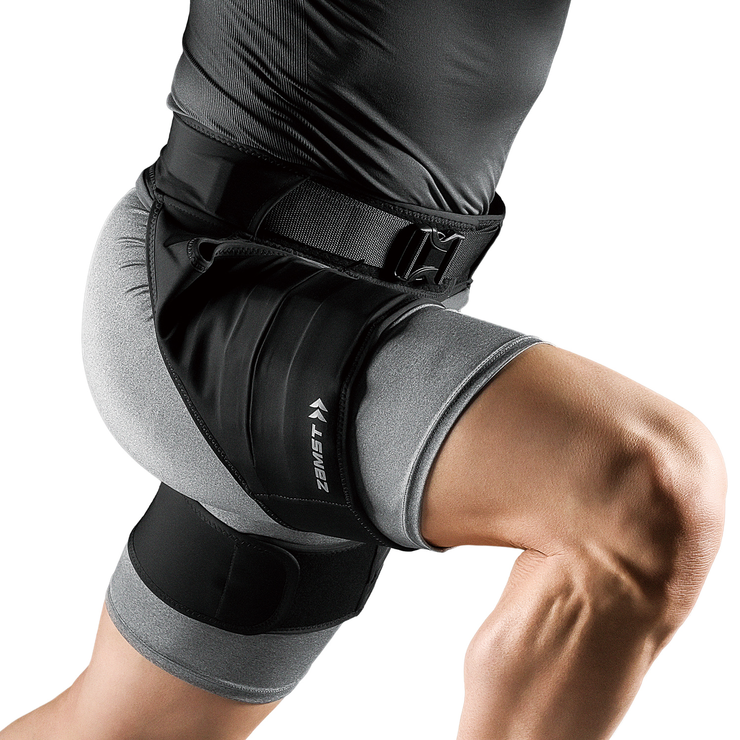 トレーニングサポート ザムスト MOTIONAID THIGH LOAD 装着して運動