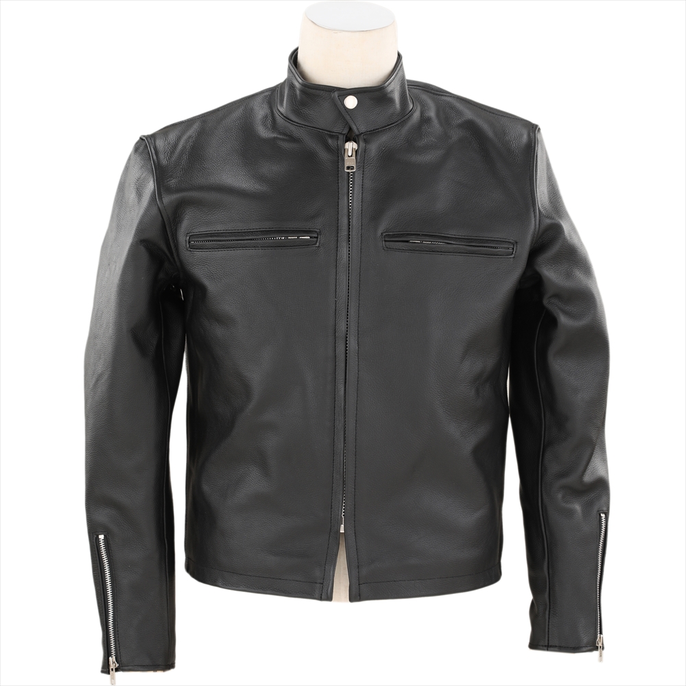 本革ライダース【JS51シングル】 タイトな造り（当社比）しなやかな