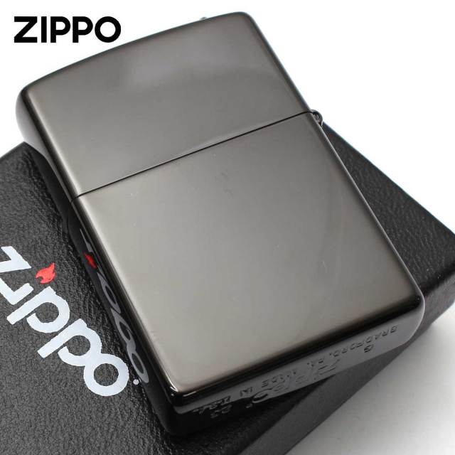 Zippo ジッポー レギュラー チタニューム ブラック ポリッシュ 鏡面