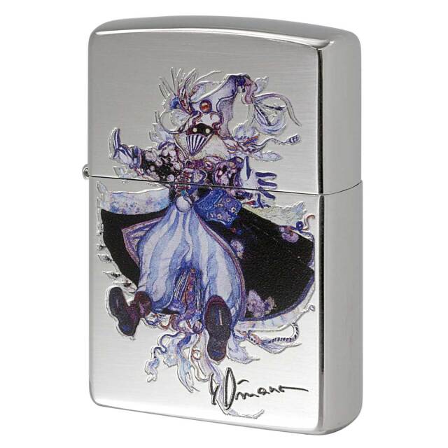 Zippo ジッポー 天野喜孝 Amano Yoshitaka 魔道士 銀メッキサテーナ