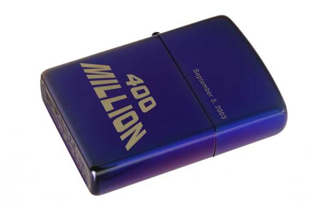 Zippo ジッポー 絶版・2003年製造 ZIPPO製造4億個達成記念 ｜Zippo