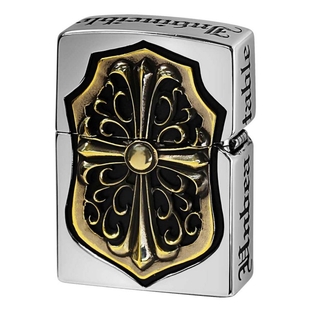Zippo ジッポー クロス 十字架 フルメタル ジャケット ゴールド Full