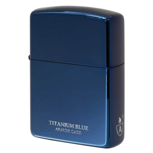 Zippo ジッポー アーマー チタニューム ブルー ポリッシュ 鏡面