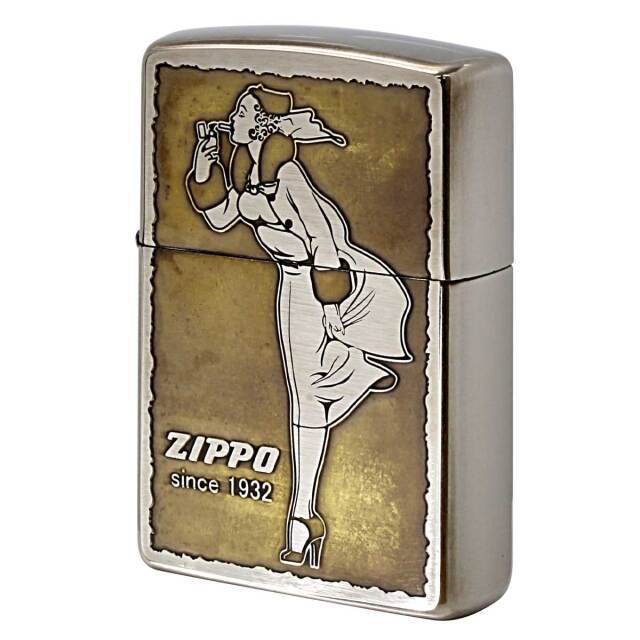 Zippo ジッポー ビンテージ風 ウインディ Windy ユーズド V・WINDY