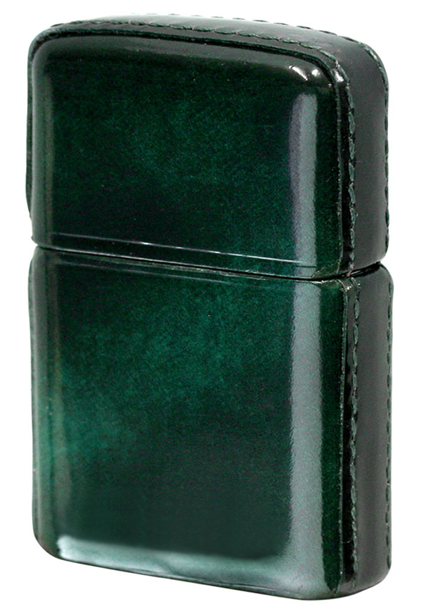 Zippo ジッポー アドバンテックレザー グリーン｜Zippo専門店