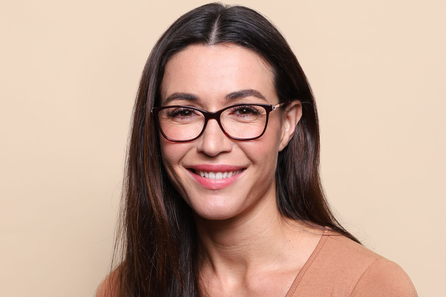 Jimmy Choo JC274 LHF Opal Burgundy Eyeglasses | SmartBuyGlasses US