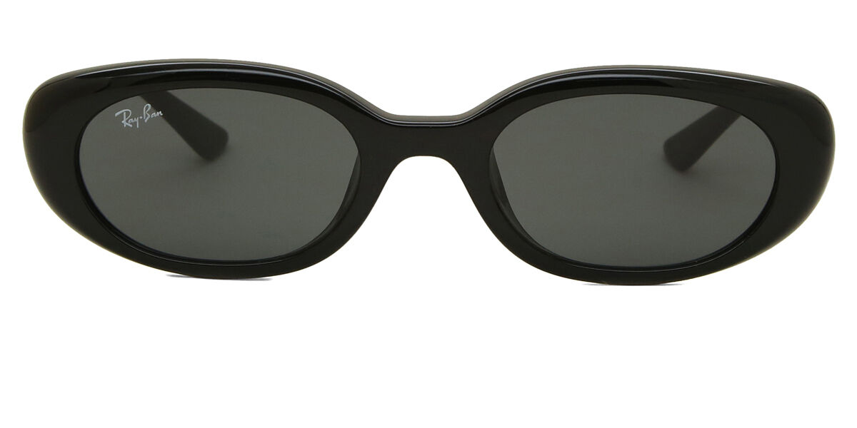 Ray-Ban RB4441D Asian Fit 667787 オーバル ブラック サングラス