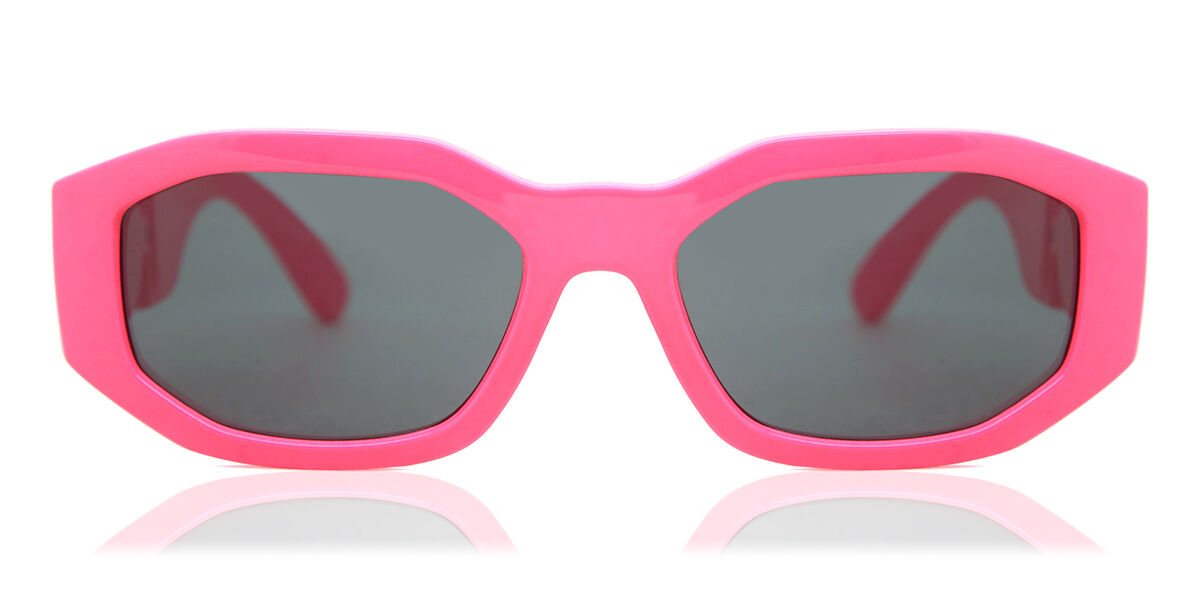 Versace VE4361 531887 Geométrico Fuchsia Pink óculos de sol