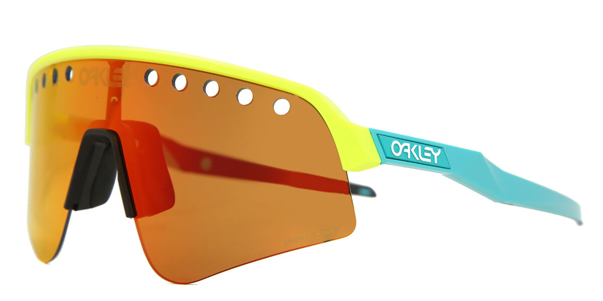 Oakley スポーツサングラス イエロー/レッド ジョウブレイカー Oakley