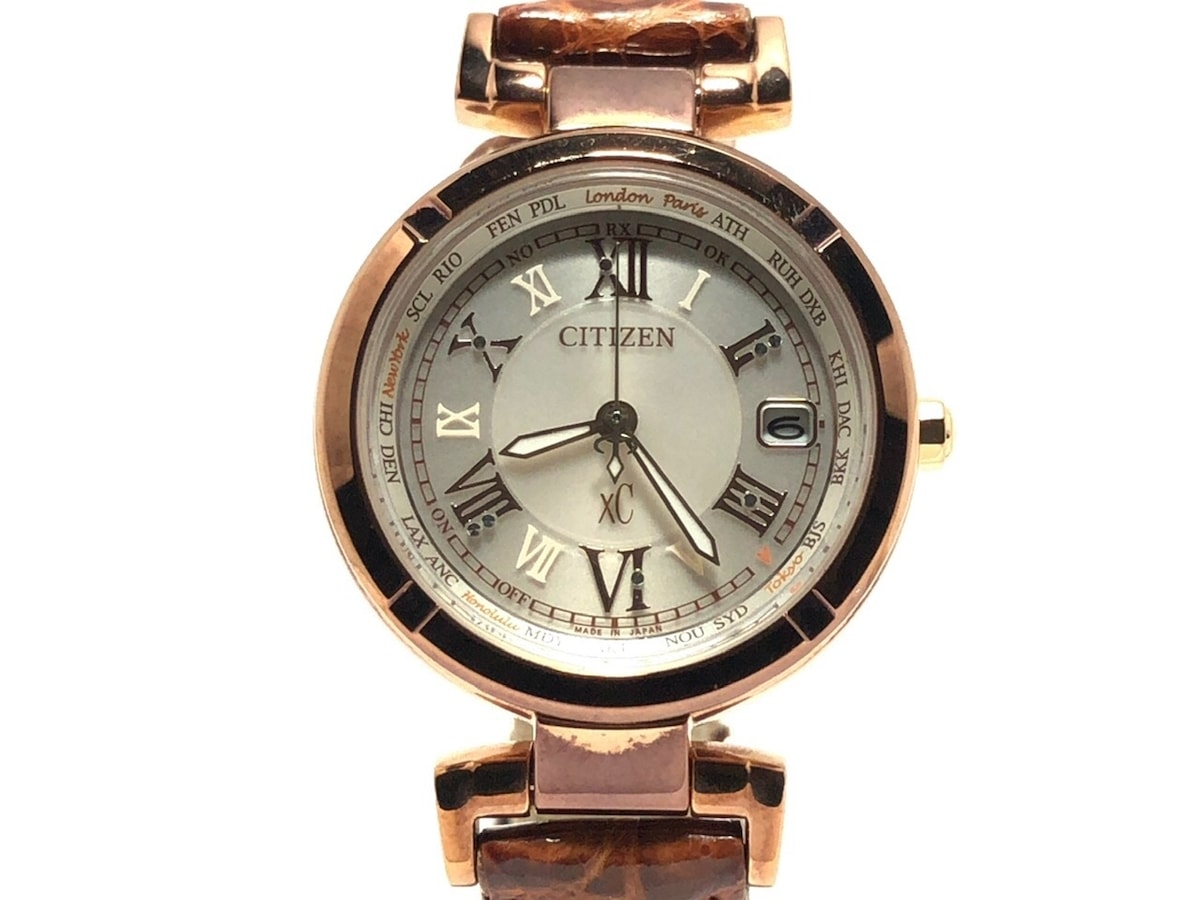 シチズン/XC(クロスシー)/型番：H240-T021671/電波ソーラー/腕時計の