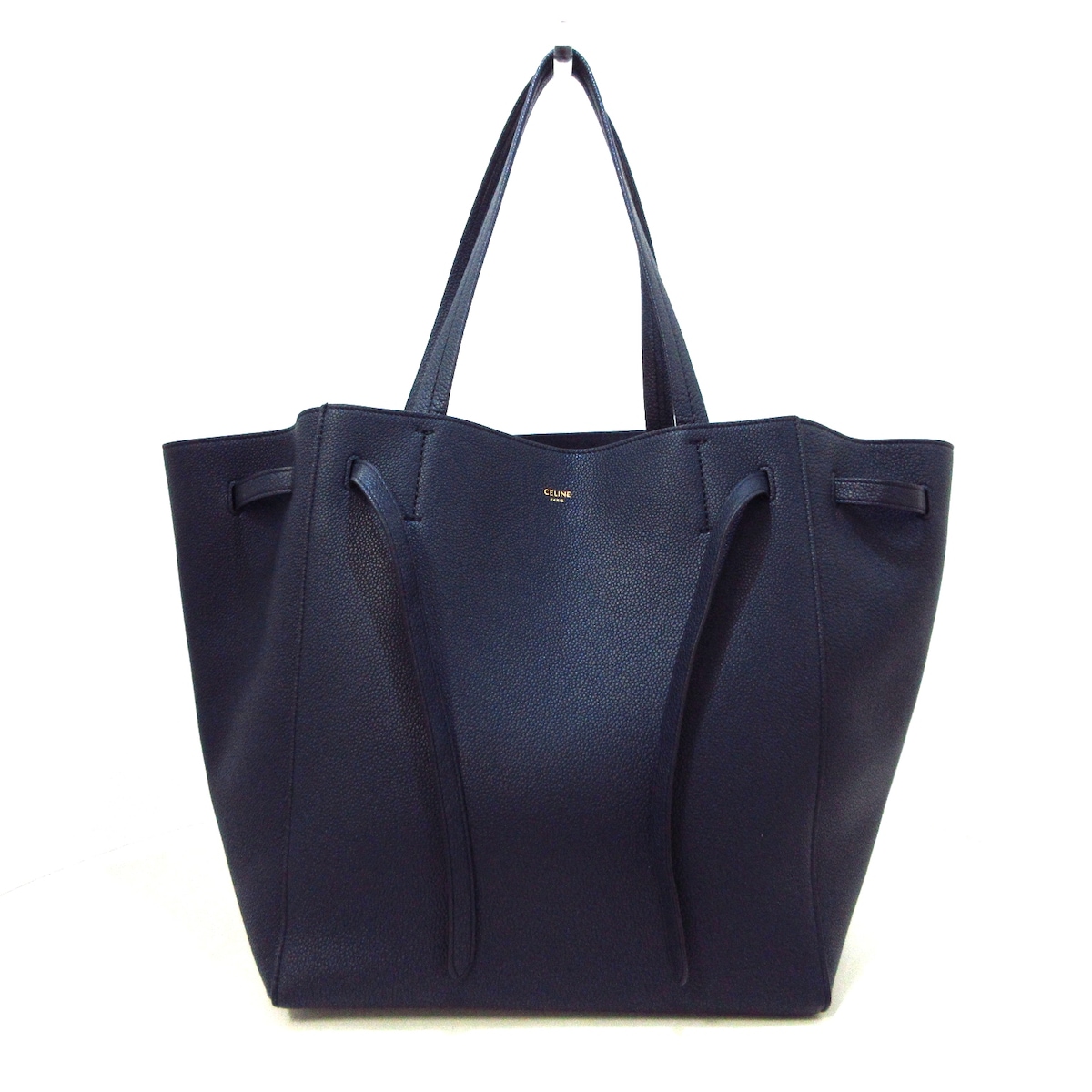 セリーヌ/トートバッグ/カバファントムスモールウィズベルト/ネイビー