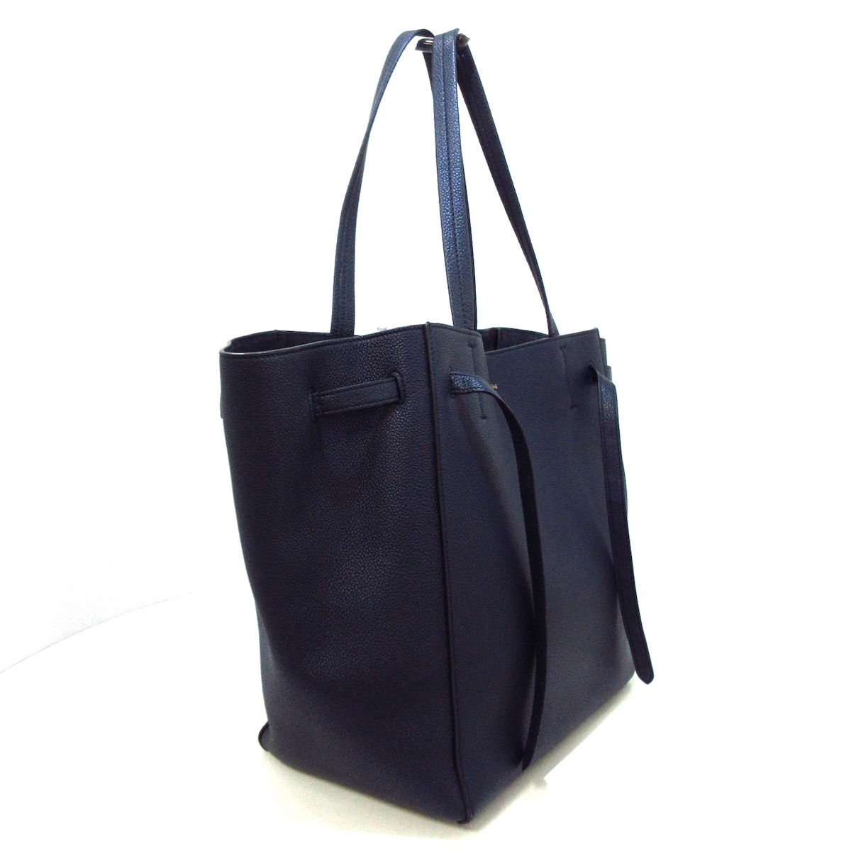 セリーヌ/トートバッグ/カバファントムスモールウィズベルト/ネイビー