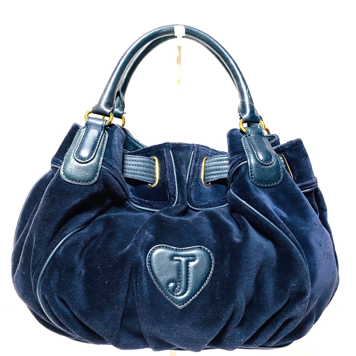 ジューシークチュール/トートバッグ/ネイビー/パイル×レザーの買取実績