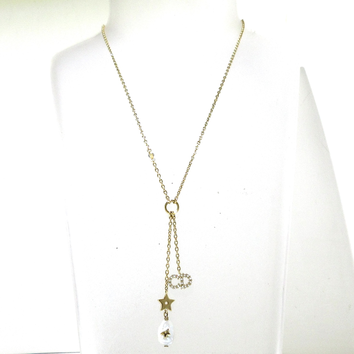 ディオール/クリスチャンディオール/ネックレス/SHINY-D/ゴールド