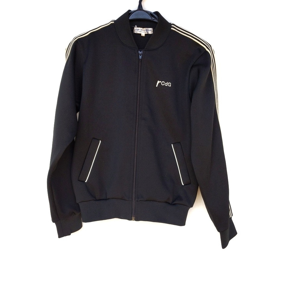 ローブドシャンブル コムデギャルソン/ジャージ/黒×白/サイズ：Lの買取