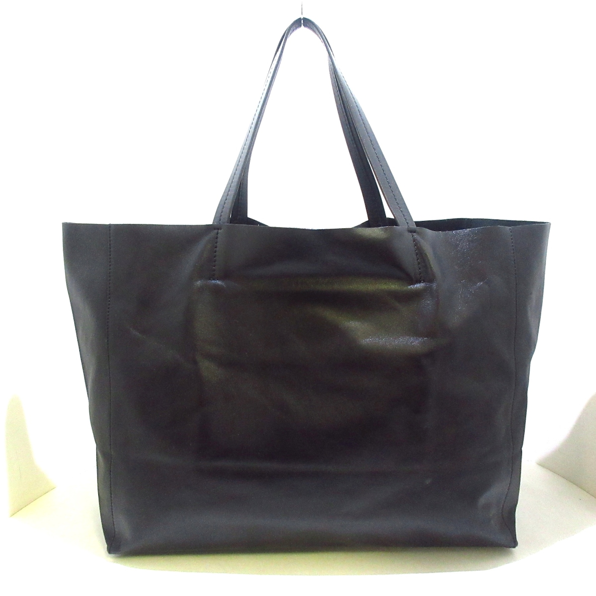 セリーヌ/トートバッグ/ホリゾンタルカバ/黒/レザー/型番：166113DBT