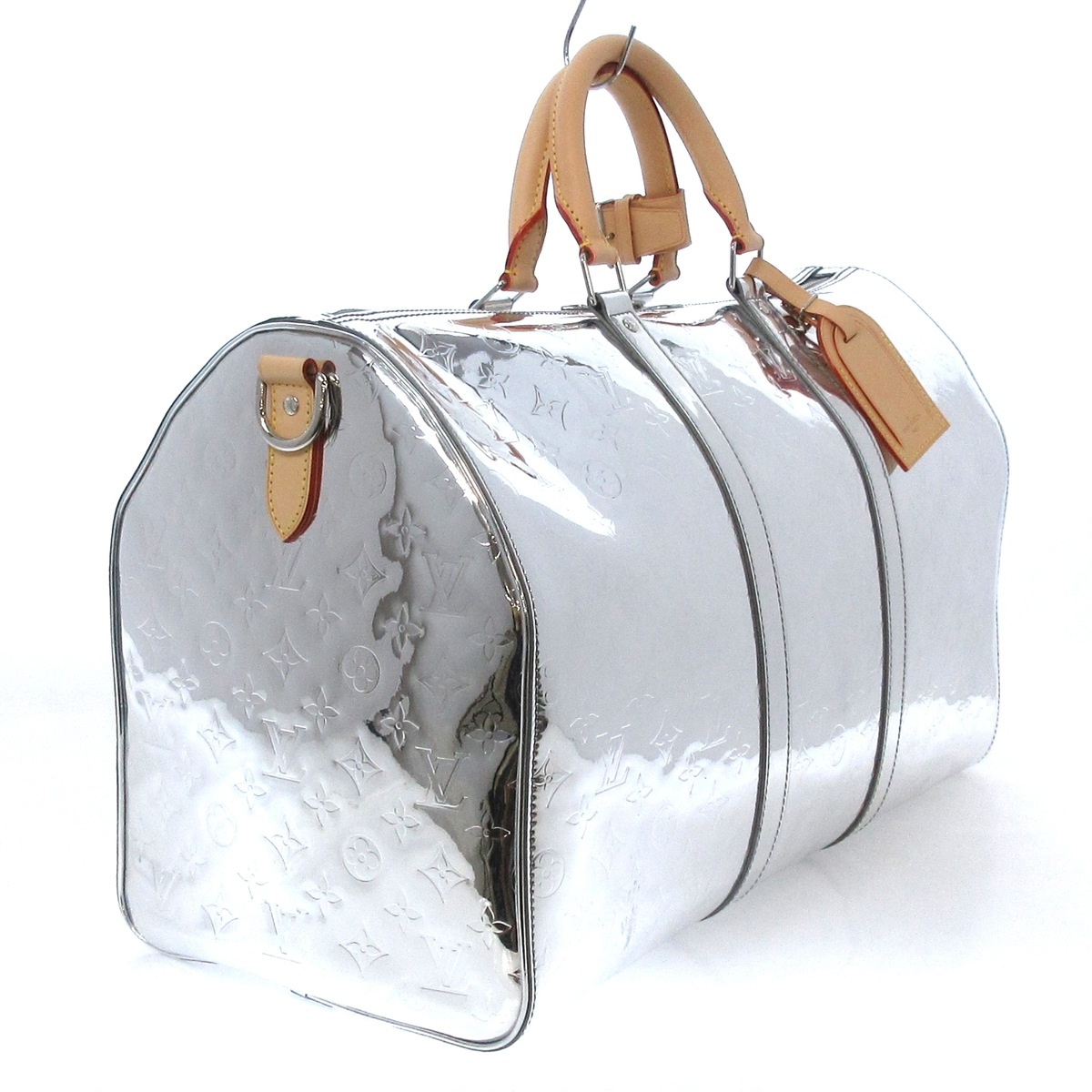 ルイヴィトン/ボストンバッグ/キーポルバンドリエール50/シルバー