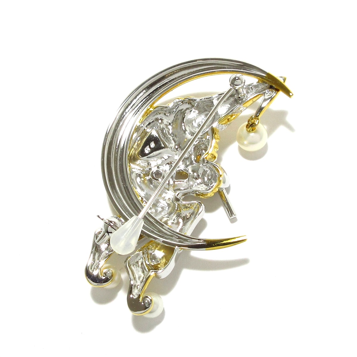 ミキモト/ブローチ/ゴールド×シルバー×アイボリー/ピエロの買取実績