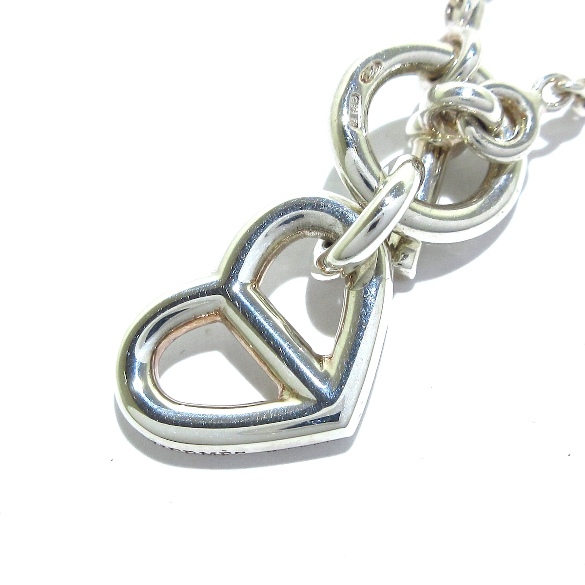 エルメス/ネックレス/シェーヌダンクルアミュレットハート/シルバー