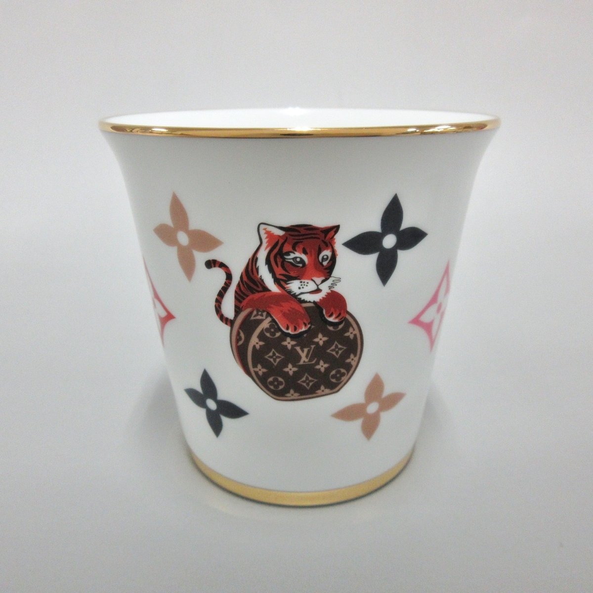 ルイヴィトン/セット4 ゴブレ/食器/磁器/白×マルチ/新品同様の買取実績