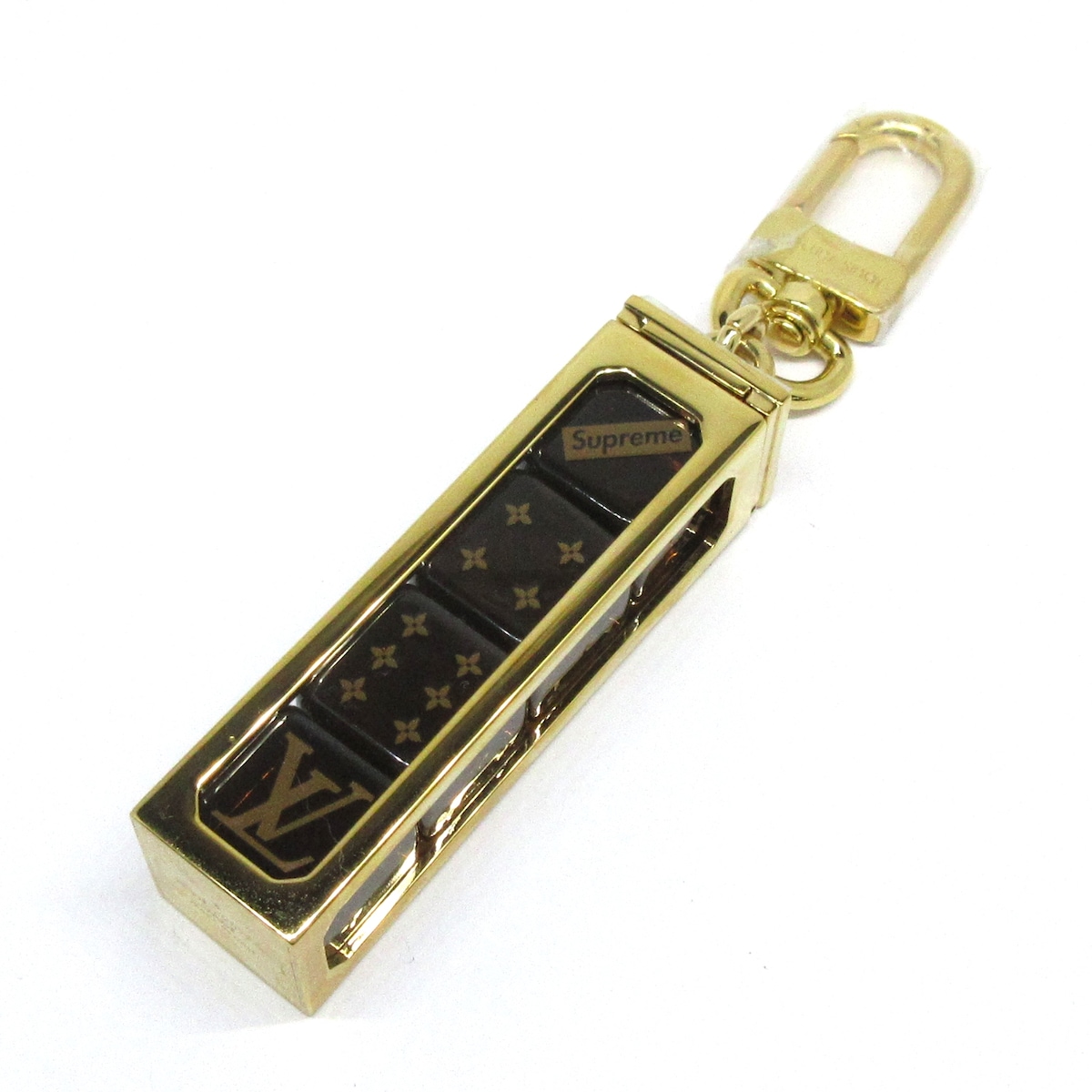 ルイヴィトン/キーホルダー(チャーム)/ゴールド×ダークブラウンの買取