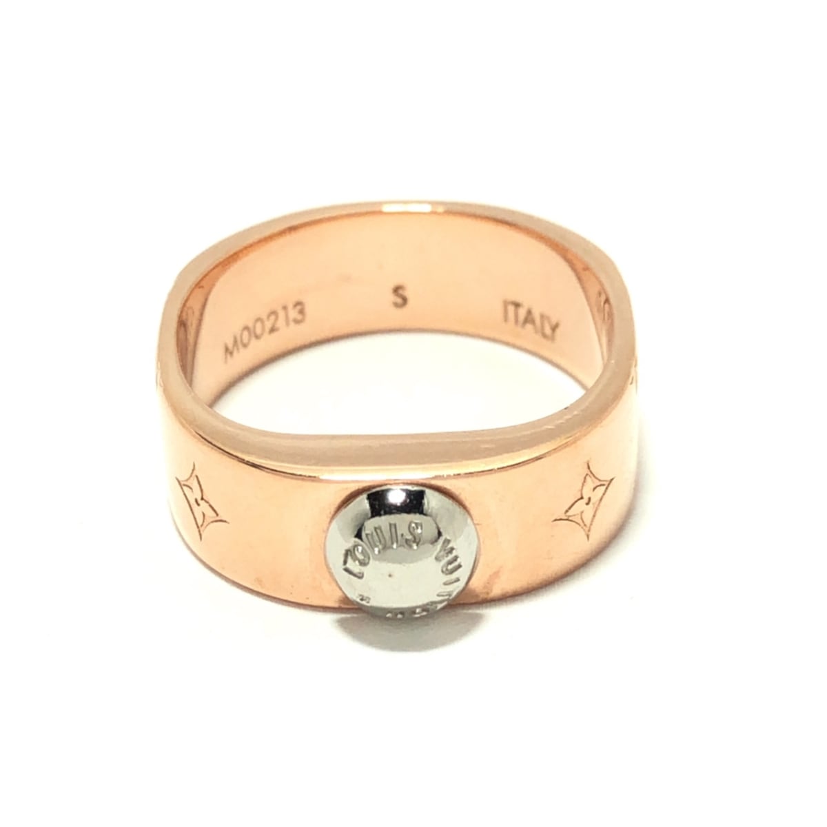 ルイヴィトン/リング/リング・ナノグラム/ピンクゴールド×シルバー