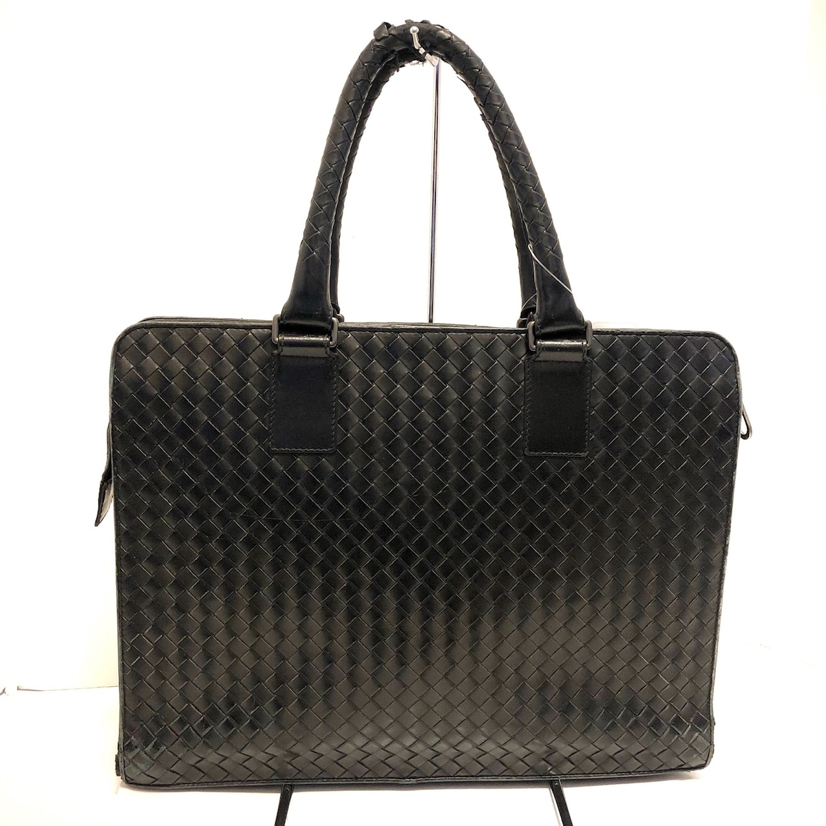 ボッテガヴェネタ/ビジネスバッグ/イントレチャート/黒/レザー/型番