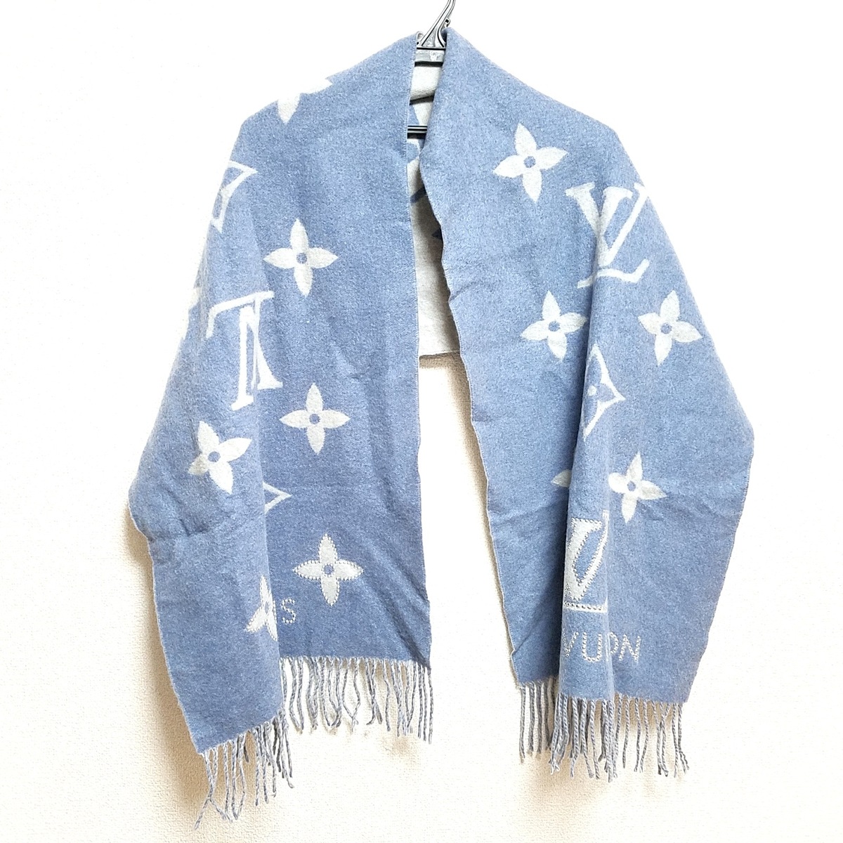 ルイヴィトン/マフラー/デニム/サイズ：□長さ ⇒ 191.0 cm □幅