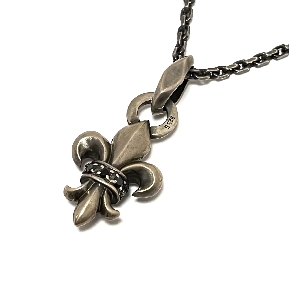 パトリックコックス/ネックレス/シルバー×黒の買取実績【ブランディア】