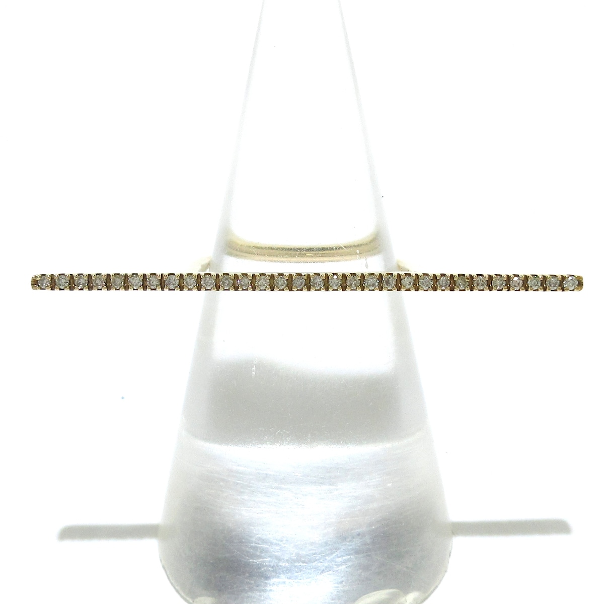 ヒロタカ/リング/ロングダイヤモンドバーリング/K10YG×ダイヤモンド