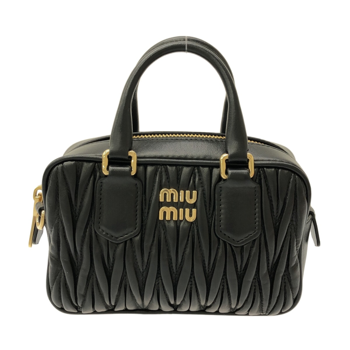 ミュウミュウ/ハンドバッグ/アルカディ マテラッセレザー ミニバッグ