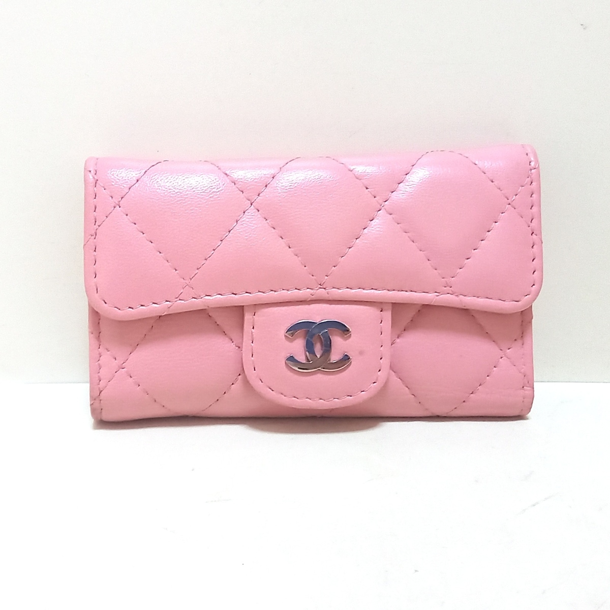 シャネル/キーケース/マトラッセ/ピンク×シルバーの買取実績【ブラン