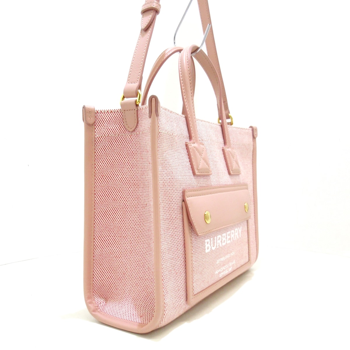 バーバリーロンドンイングランド/トートバッグ/ミニ ツートン