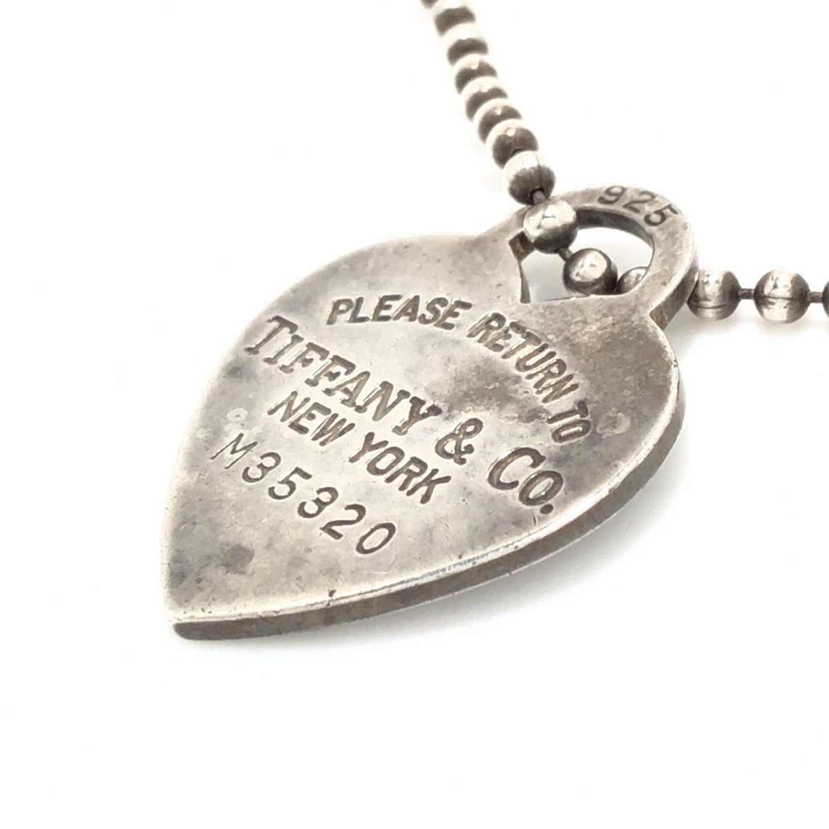 ティファニー/ネックレス/リターントゥハート/シルバー/ボールチェーン