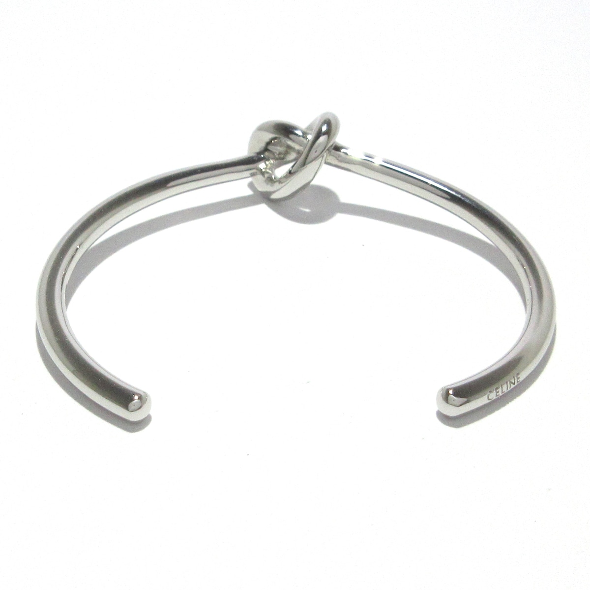セリーヌ/バングル/ノット エクストラシンブレスレット/シルバー/C1の