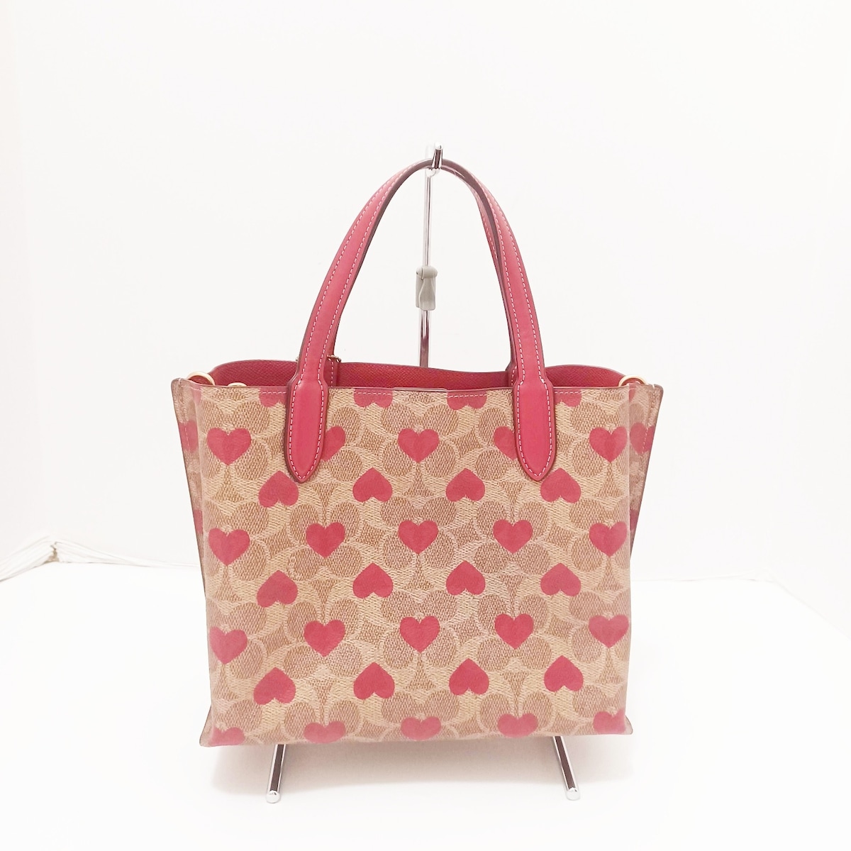 コーチ/トートバッグ/ウィロウ トート 24 シグネチャー キャンバス