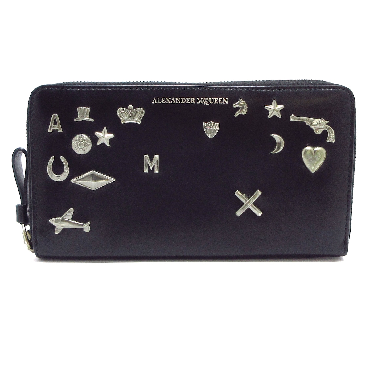 アレキサンダーマックイーン/長財布/黒×シルバーの買取実績【ブラン