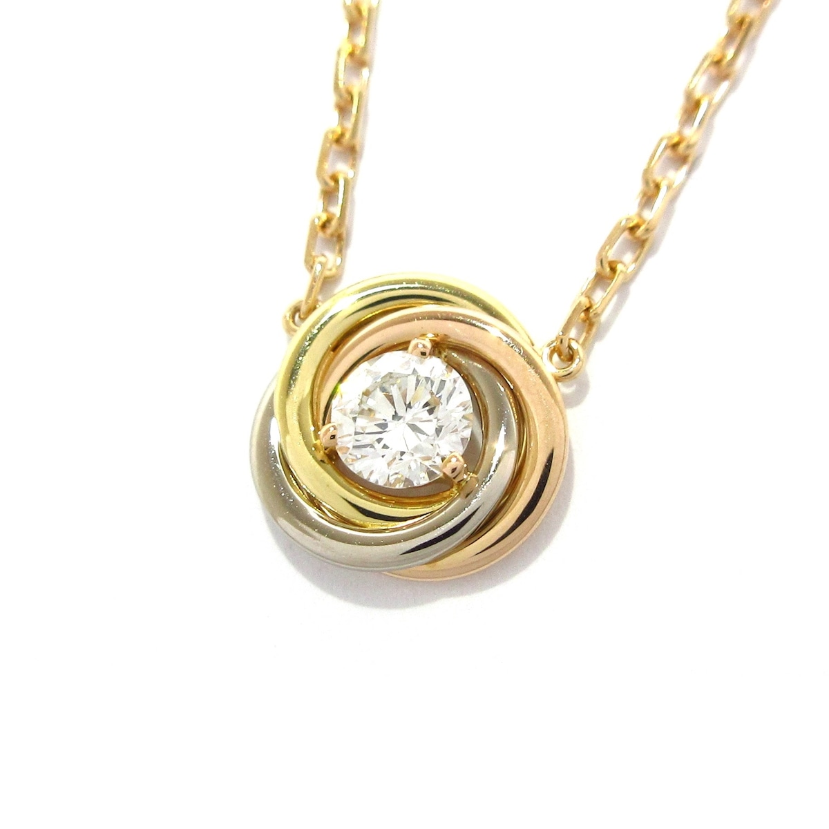 カルティエ/ネックレス/トリニティブリリアントカットダイヤモンド