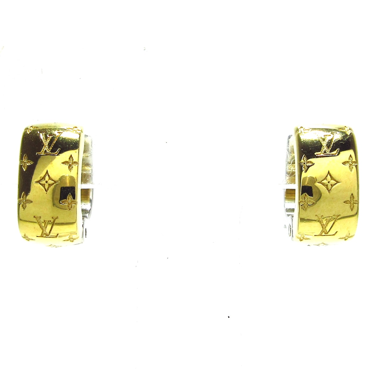 ルイヴィトン/ピアス/ブックレドレイユナノグラム/ゴールド×シルバー