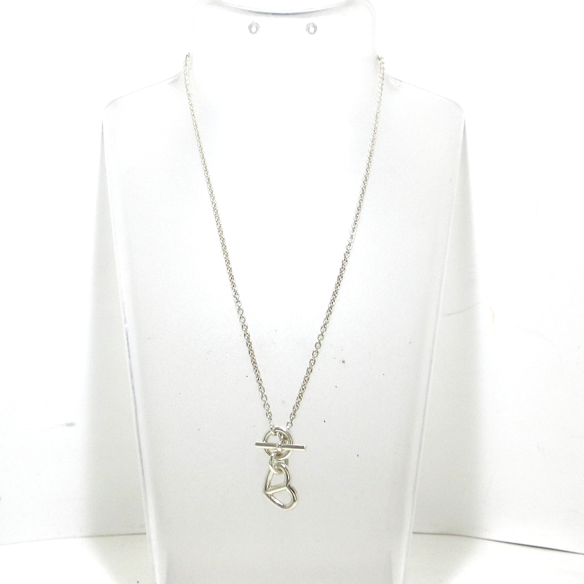 エルメス/ネックレス/シェーヌダンクルアミュレットハート/シルバー