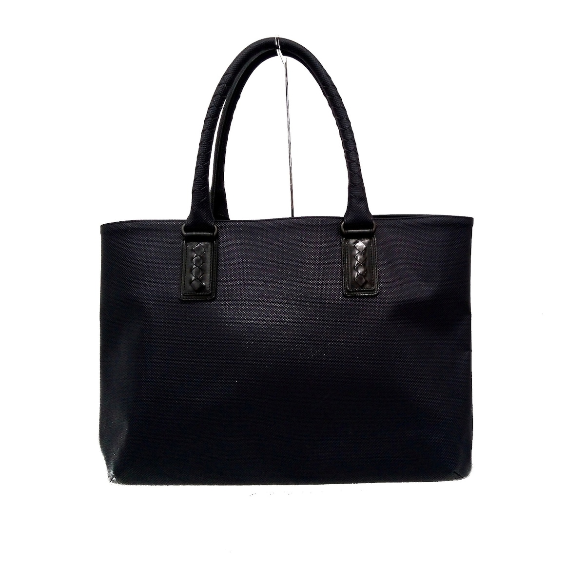 ボッテガヴェネタ/トートバッグ/マルコポーロ/ダークネイビー×黒/PVC