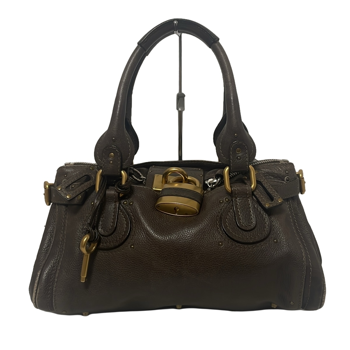 クロエ/ハンドバッグ/パディントン/ダークグレー/スエードの買取実績