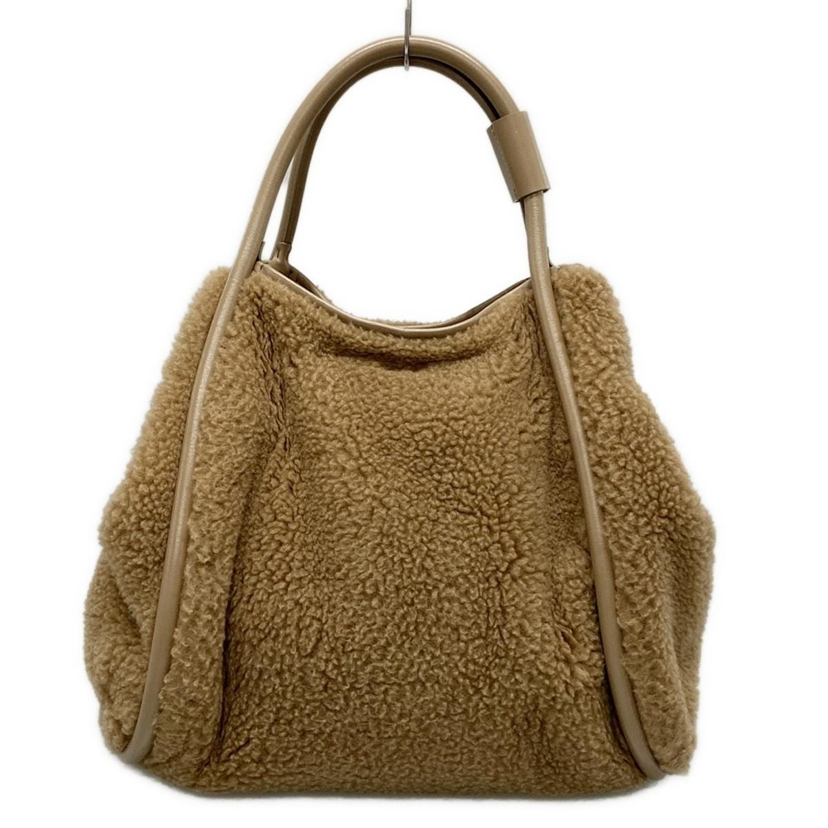 マックスマーラ/トートバッグ/マリン テディベア バッグ/ブラウン