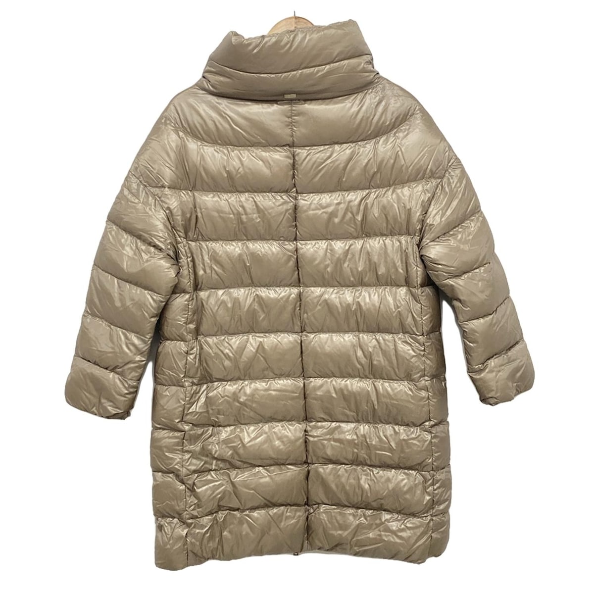 HERNO(ヘルノ) ダウンコート サイズ42 M レディース - ベージュ