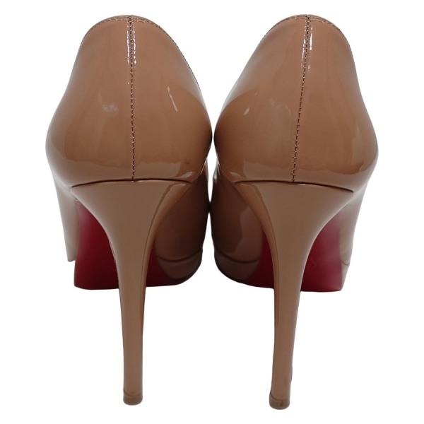 クリスチャンルブタン パンプス 35 1/2 レディース - ピンクベージュ
