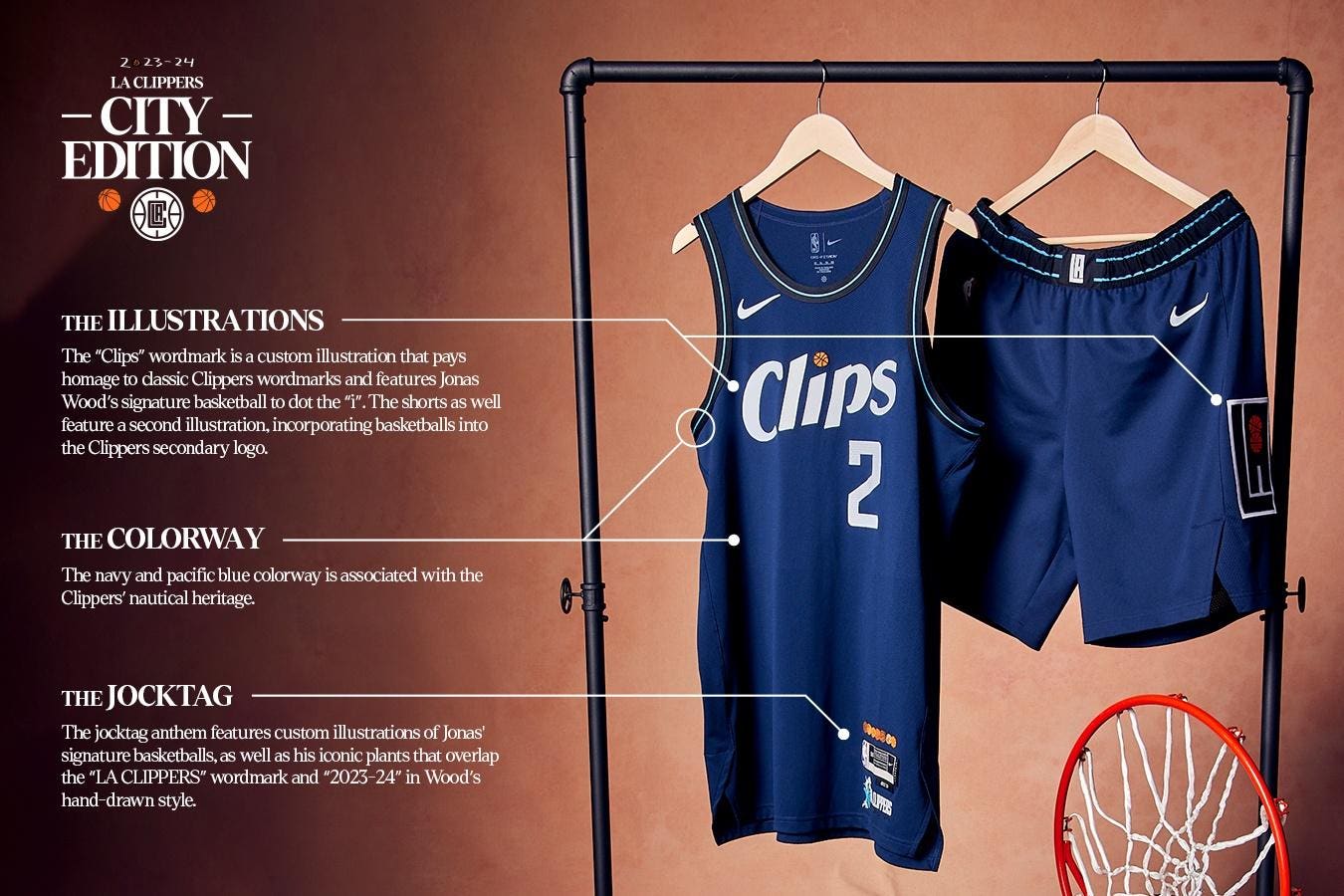 Nike LA Clippers 2023-24 ユニフォーム